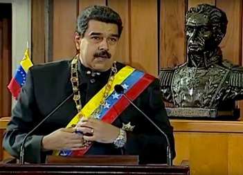 Nicolás Maduro dando un discurso en el Tribunal Supremo de Justicia, 7 de febrero del 2017. (Gobierno de Venezuela via Wikimedia Commons)